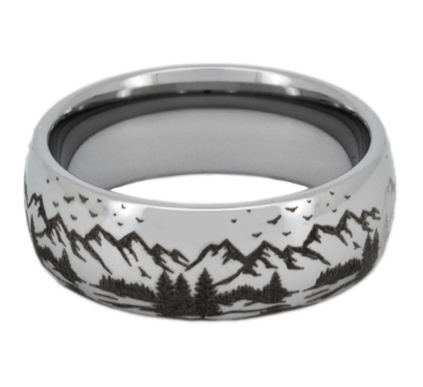 27 hory černé gravírování