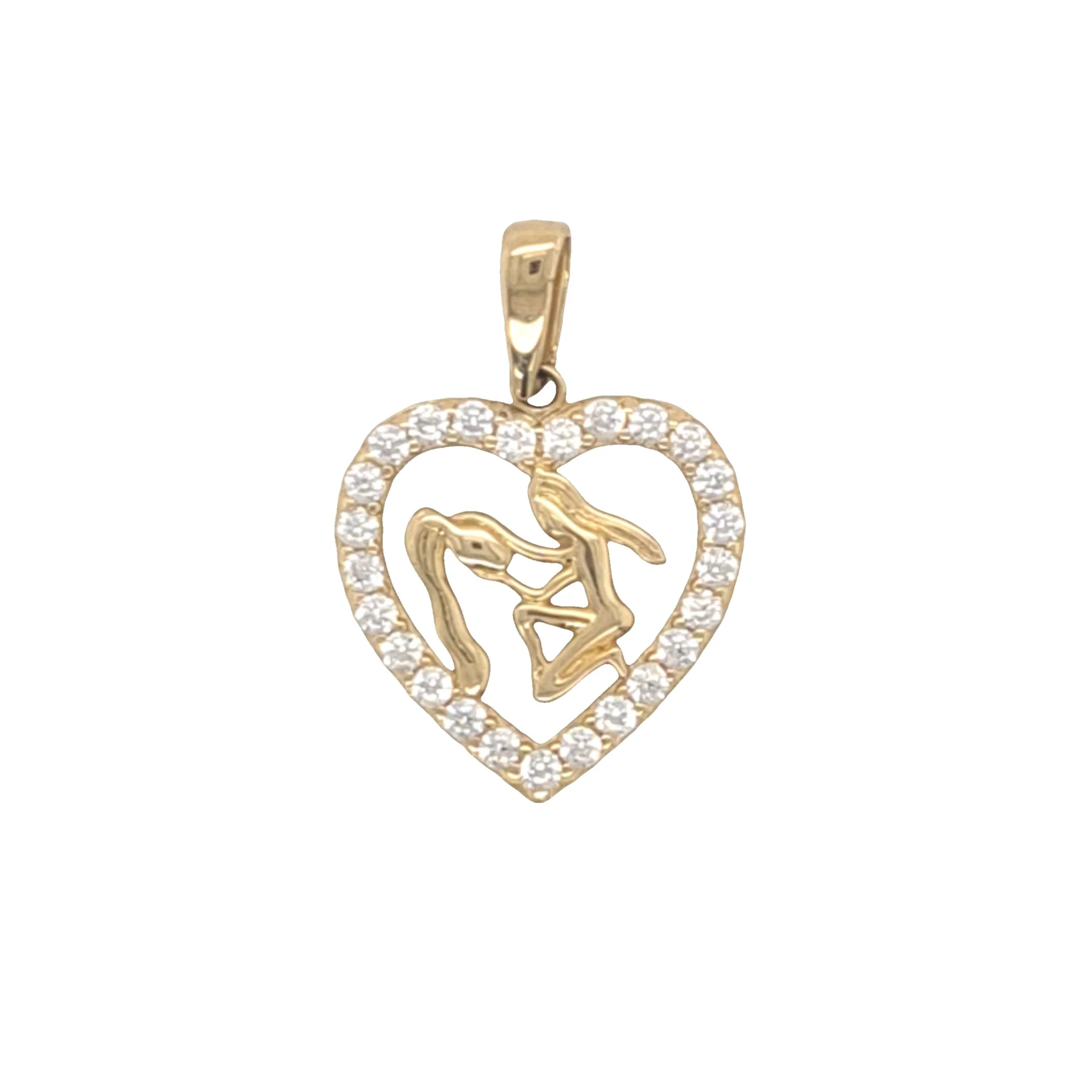 Vodnář srdce zirkony2